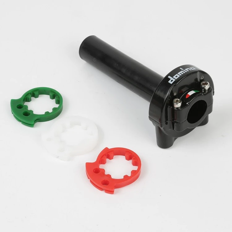 Universal Turn Twist Throttle Handle Bar Grips Scooter Handlebar Grip Electric Bike Throttle Twist Accelerator Wholesale Motorcycle Parts Accelerator 22 mm Handlebars Twist Throttle Grip M7+M6 For Off Road